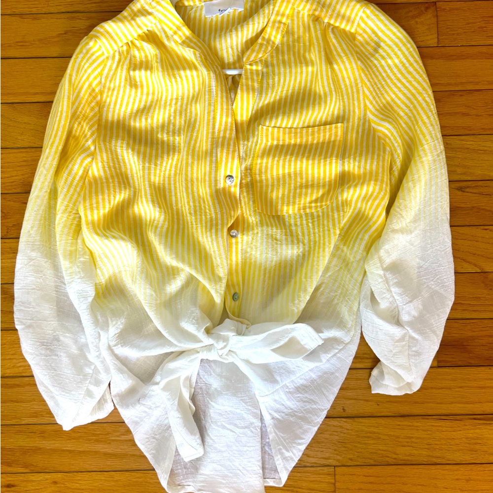 Stylish Yellow and White